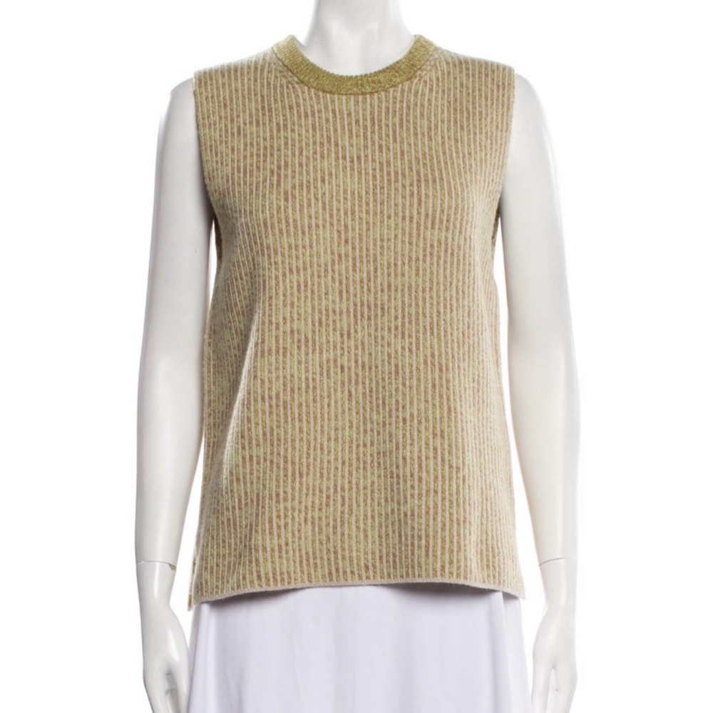 Guest in residence sweater vest in awesome color blend
